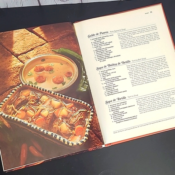 Vintage 70s Better Homes & Garden Authentic Mexican Recipes Cookbook Hardback - Picture 10 of 14